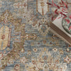 Nourison Petra PTR01 Blue Area Rug Corner Image
