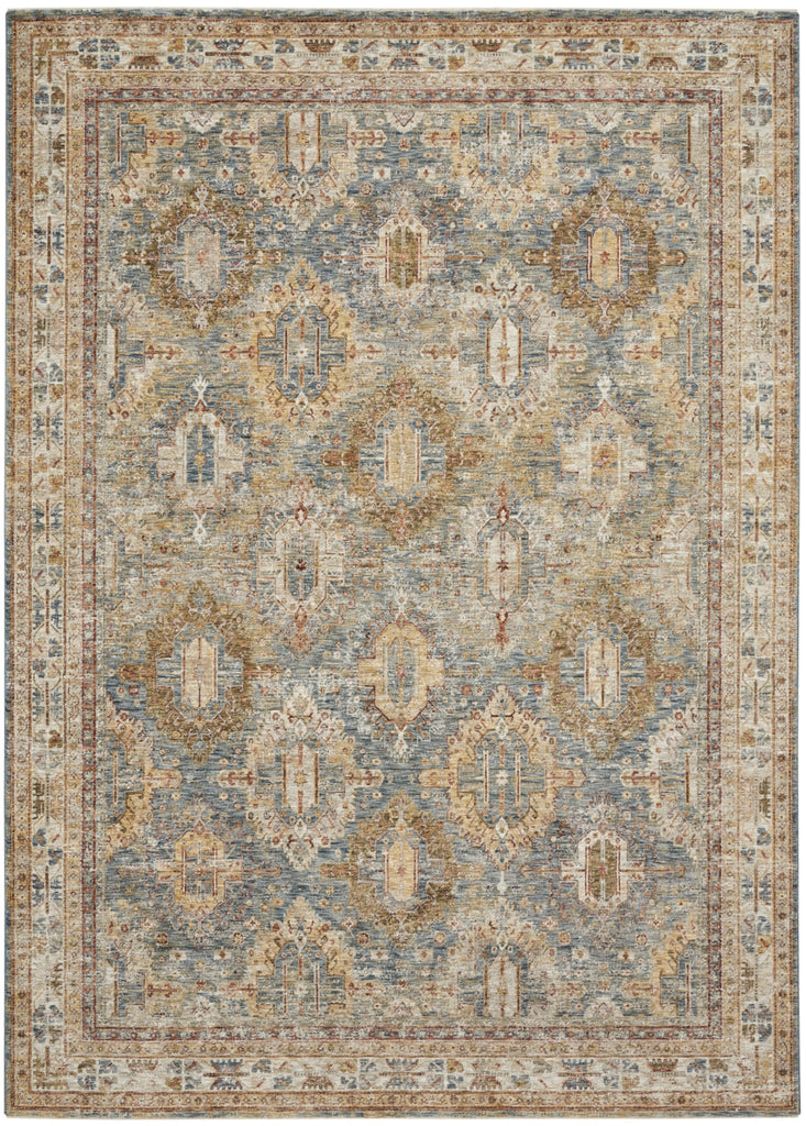 Nourison Petra PTR01 Blue Area Rug main image