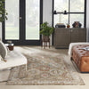 Nourison Petra PTR01 Green Area Rug Room Image Feature