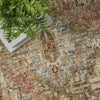Nourison Petra PTR01 Green Area Rug Corner Image