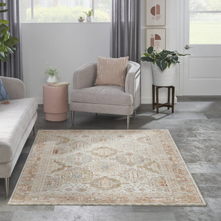 Nourison Petra PTR01 Ivory/Multi Area Rug Room Image Feature