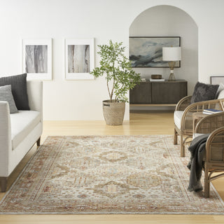 Nourison Petra PTR01 Ivory/Multi Area Rug Room Image Feature
