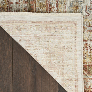 Nourison Petra PTR01 Ivory/Multi Area Rug Corner Image