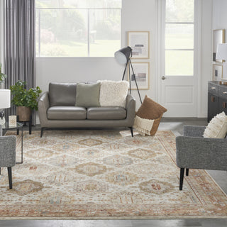 Nourison Petra PTR01 Ivory/Multi Area Rug Room Image Feature
