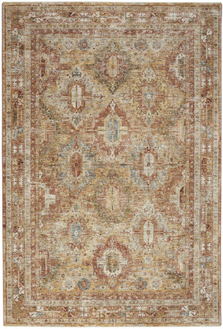 Nourison Petra PTR01 Rust Area Rug Main Image