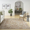 Nourison Petra PTR01 Rust Area Rug Room Image Feature
