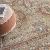 Nourison Petra PTR01 Rust Area Rug Corner Image