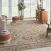 Nourison Petra PTR01 Rust Area Rug Corner Image