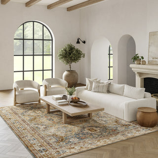 Nourison Petra PTR01 Blue Area Rug 