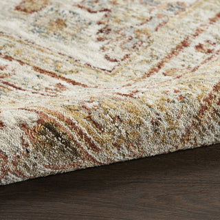 Nourison Petra PTR01 Rust Area Rug Corner Image