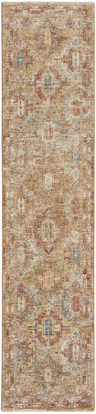 Nourison Petra PTR01 Rust Area Rug Main Image