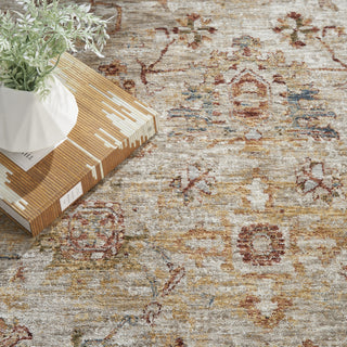 Nourison Petra PTR02 Ivory Area Rug Corner Image