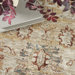 Nourison Petra PTR02 Ivory Area Rug Corner Image