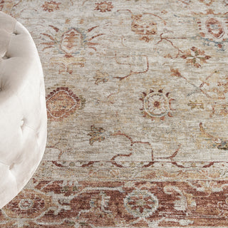 Nourison Petra PTR02 Ivory Area Rug Corner Image