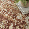 Nourison Petra PTR02 Rust Area Rug Corner Image