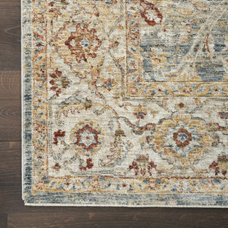 Nourison Petra PTR03 Blue Area Rug Detail Image