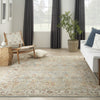 Nourison Petra PTR03 Blue Area Rug Room Image Feature