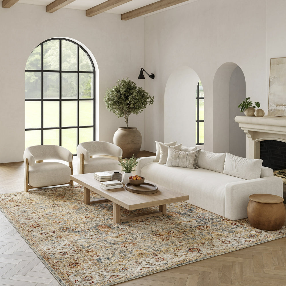 Nourison Petra PTR03 Blue Area Rug feature
