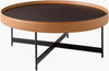 Surya Puck PUC-002 Brown / Black Furniture main image