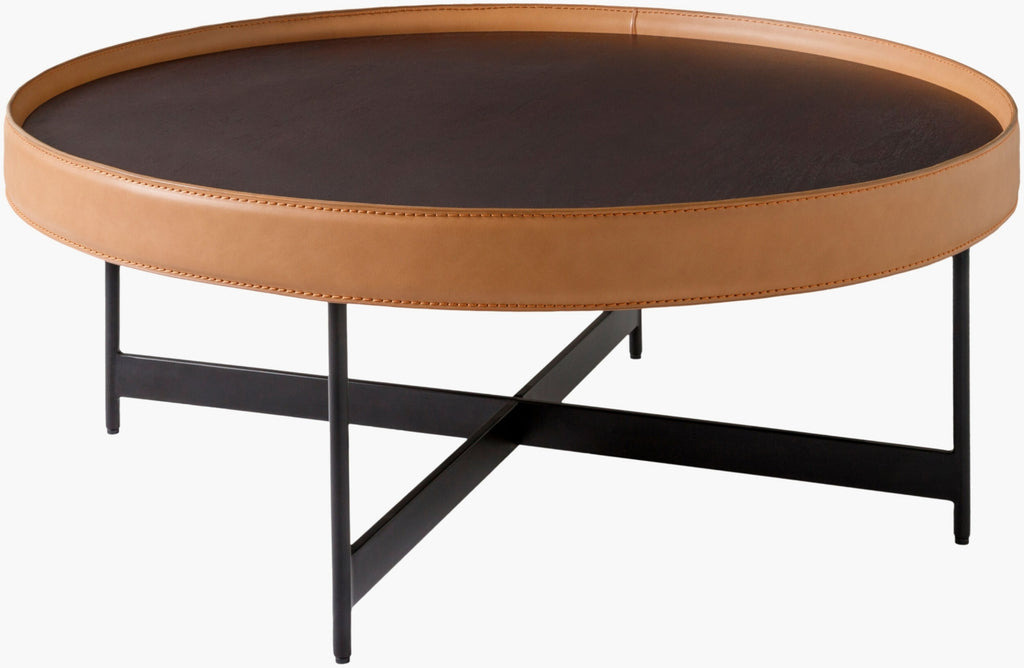 Surya Puck PUC-002 Brown / Black Furniture main image