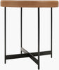 Surya Puck PUC-001 Dark Brown Furniture Angle