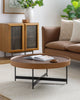 Surya Puck PUC-002 Brown / Black Furniture Style Shot