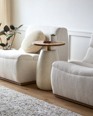 Surya Pupil PUP-001 Brown / Beige Furniture Style Shot