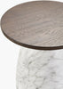 Surya Pupil PUP-002 Dark Brown / White Furniture Corner Shot