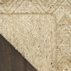 Nourison Pure Purl PUU01 Beige Ivory Area Rug by DKNY Corner Image