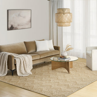 Nourison Pure Purl PUU01 Beige Ivory Area Rug by DKNY Room Image Feature