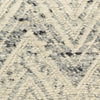 Nourison Pure Purl PUU01 Denim Ivory Area Rug by DKNY Swatch Image