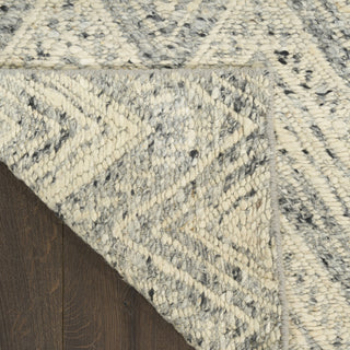 Nourison Pure Purl PUU01 Denim Ivory Area Rug by DKNY Corner Image