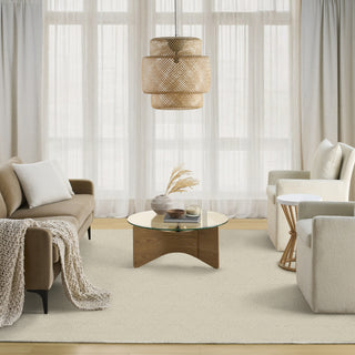 Nourison Pure Purl PUU01 Ivory Area Rug by DKNY Room Image Feature