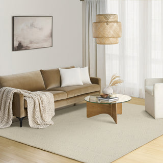 Nourison Pure Purl PUU01 Ivory Area Rug by DKNY Room Image Feature