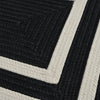 Colonial Mills La Playa PY21 Black and White Area Rug Closeup Image