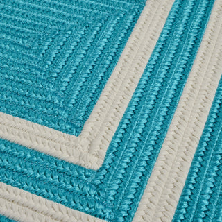 Colonial Mills La Playa PY51 Aqua Area Rug Closeup Image