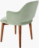 Surya Payette PYTE-001 Seafoam / Dark Brown Furniture Corner Shot