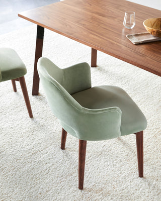 Surya Payette PYTE-001 Seafoam / Dark Brown Furniture Style Shot