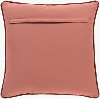Surya Quilted Cotton Velvet QCV-004 Burgundy main image