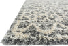 Loloi Quincy QC-02 Graphite/Beige Area Rug Round Image Feature