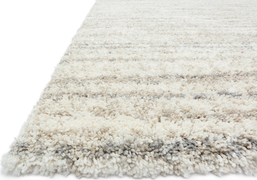 Loloi Quincy QC-05 Sand Area Rug Round Image Feature