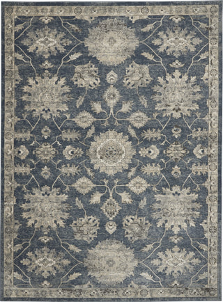 Nourison Quarry QUA06 Blue Beige Area Rug main image