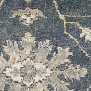 Nourison Quarry QUA06 Blue Beige Area Rug Swatch Image