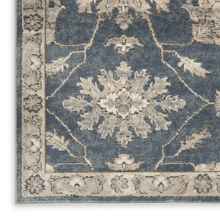 Nourison Quarry QUA06 Blue Beige Area Rug Texture Image