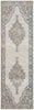 Nourison Quarry QUA09 Grey Light Blue Area Rug Main Image