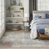 Nourison Quarry QUA10 Ivory Multicolor Area Rug Room Image Feature