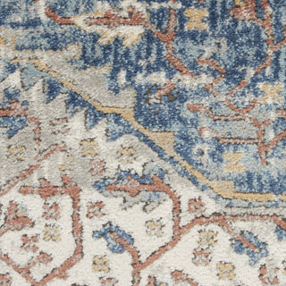 Nourison Quarry QUA12 Blue Grey Area Rug Swatch Image