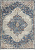 Nourison Quarry QUA12 Blue Grey Area Rug Main Image