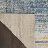 Nourison Quarry QUA13 Blue Area Rug Corner Image