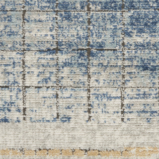 Nourison Quarry QUA13 Blue Area Rug Swatch Image